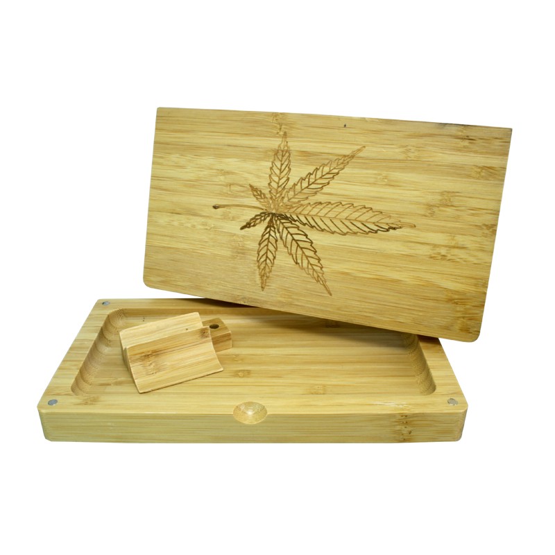 Caja de Almacenaje en Madera de Acacia