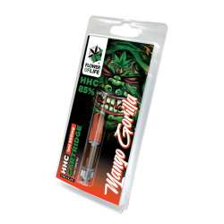 Cartucho de cigarro eletrônico de alta qualidade com 85% de HHC e sabor Mango Gorilla | Plant Of Life