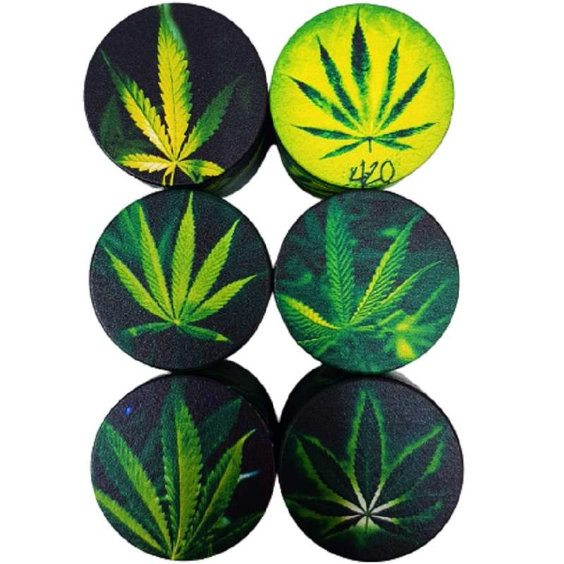 Grinder Metal Cannabis Hojas 40mm 4 Partes 12 Grinders